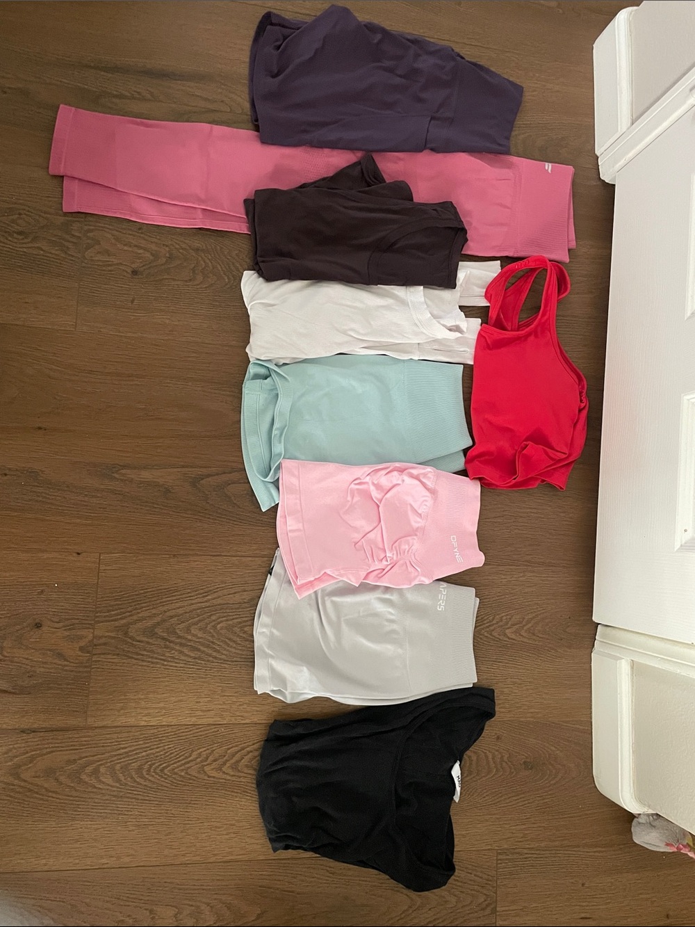 Activewear Bundle of shorts, leggings, and T-shirts